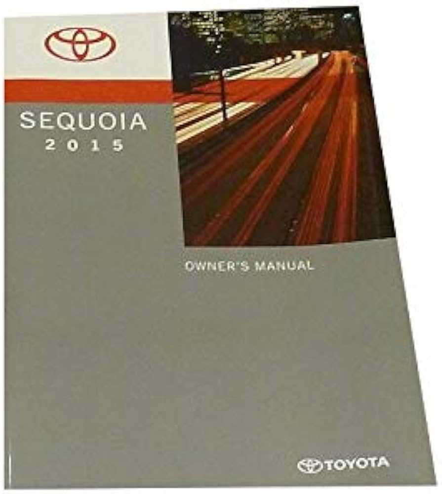 2015 toyota sequoia owners manual