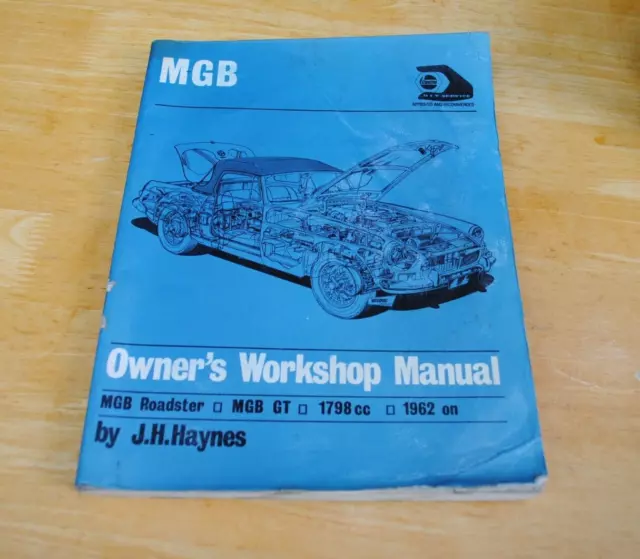 mgb gt owners manual