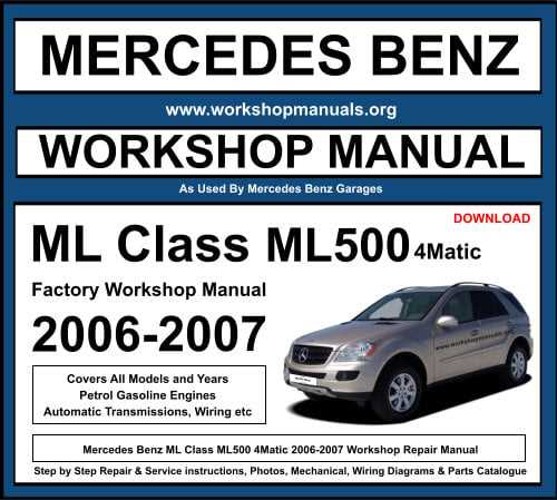 mercedes r500 owners manual