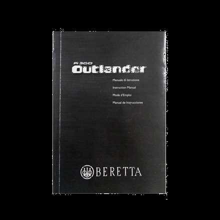 beretta a300 owners manual