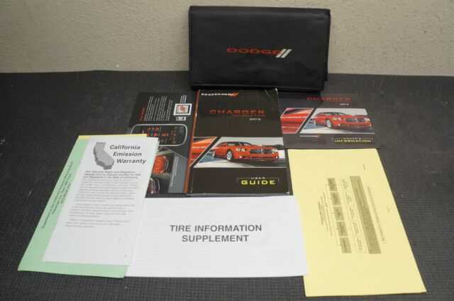 2012 dodge charger sxt owners manual