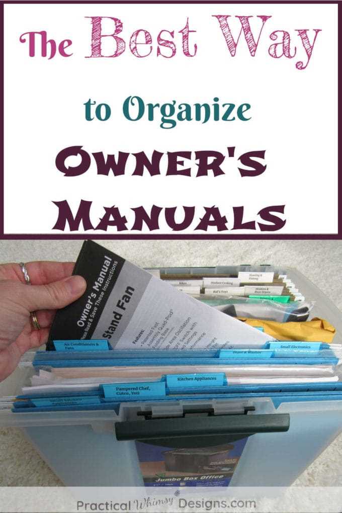 owners manuals for appliances