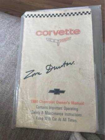 1984 corvette owners manual