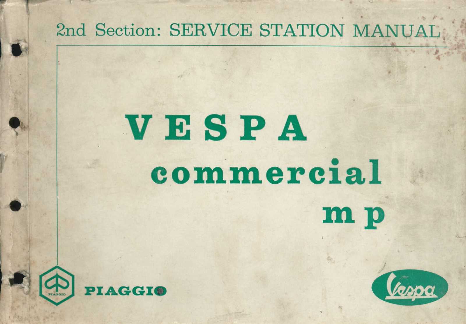 vespa et4 owners manual