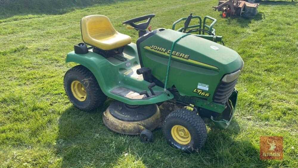 john deere lt166 owners manual