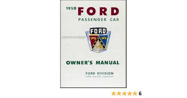 1950 ford owners manual