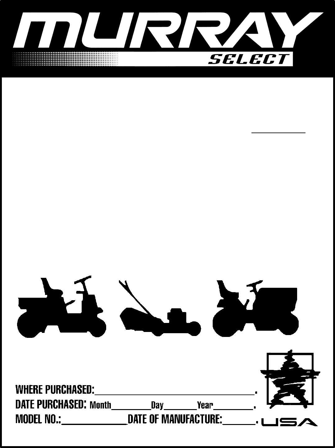 murray lawn mower owners manual