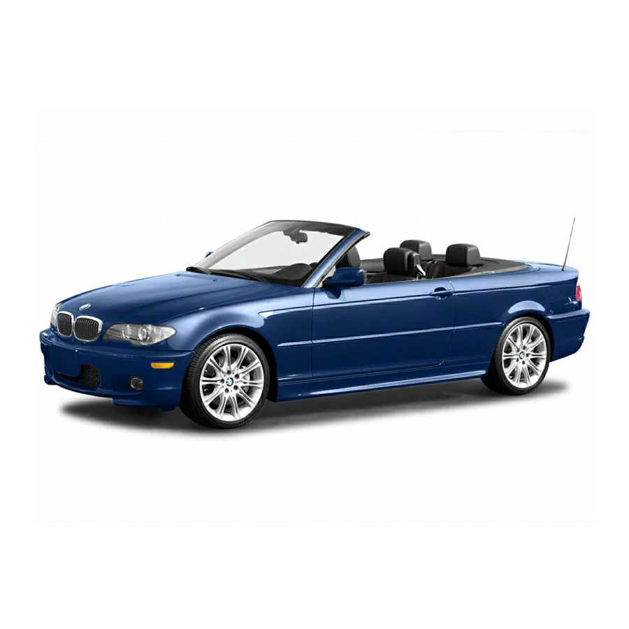 2000 bmw 323ci convertible owners manual