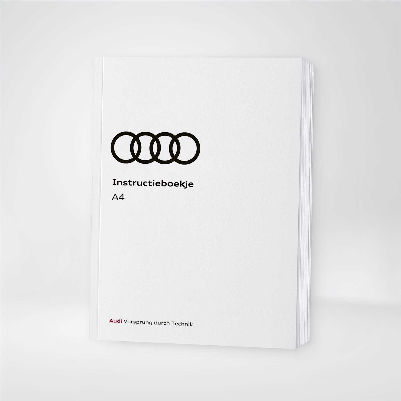 2018 a4 owners manual