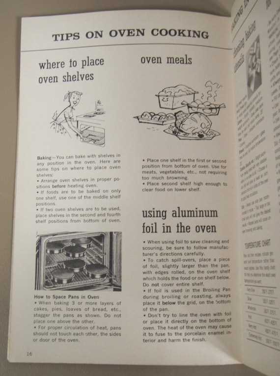 frigidaire gallery oven owners manual