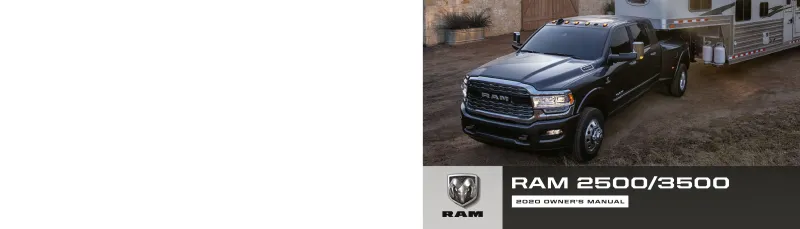 2020 dodge ram owners manual