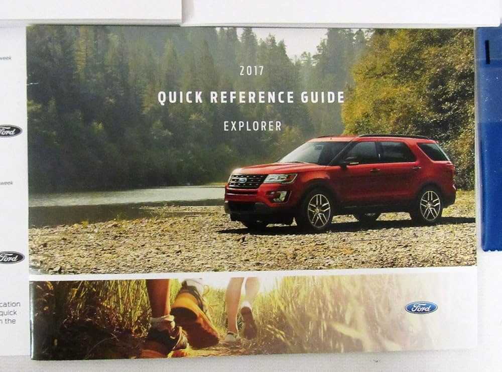 2017 ford explorer xlt owners manual