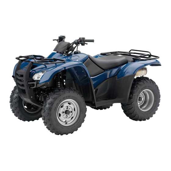 2012 honda rancher 420 owners manual