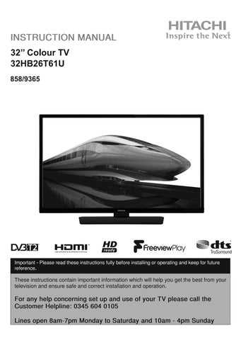 led tv owners manual