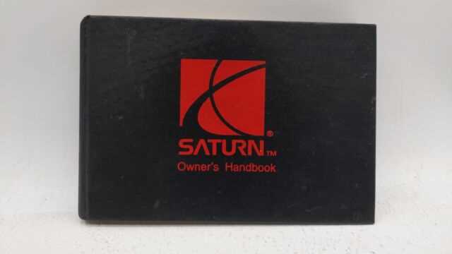 2001 saturn sl2 owners manual