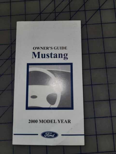 2000 ford mustang owners manual