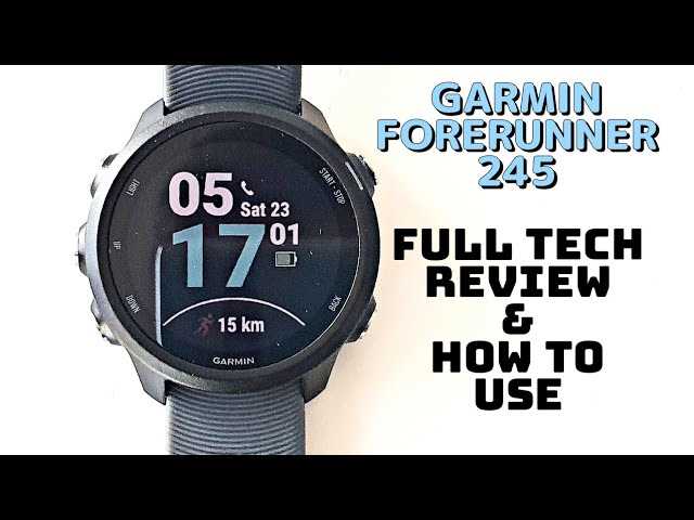 garmin forerunner 245 owners manual