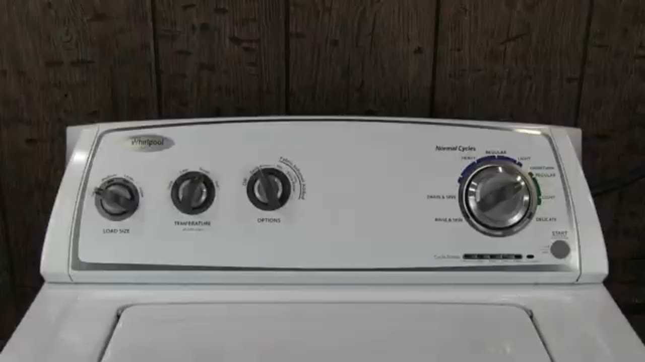 roper whirlpool dryer owners manual