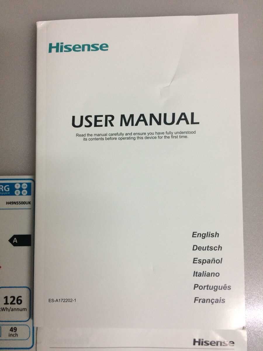 hisense smart tv owners manual