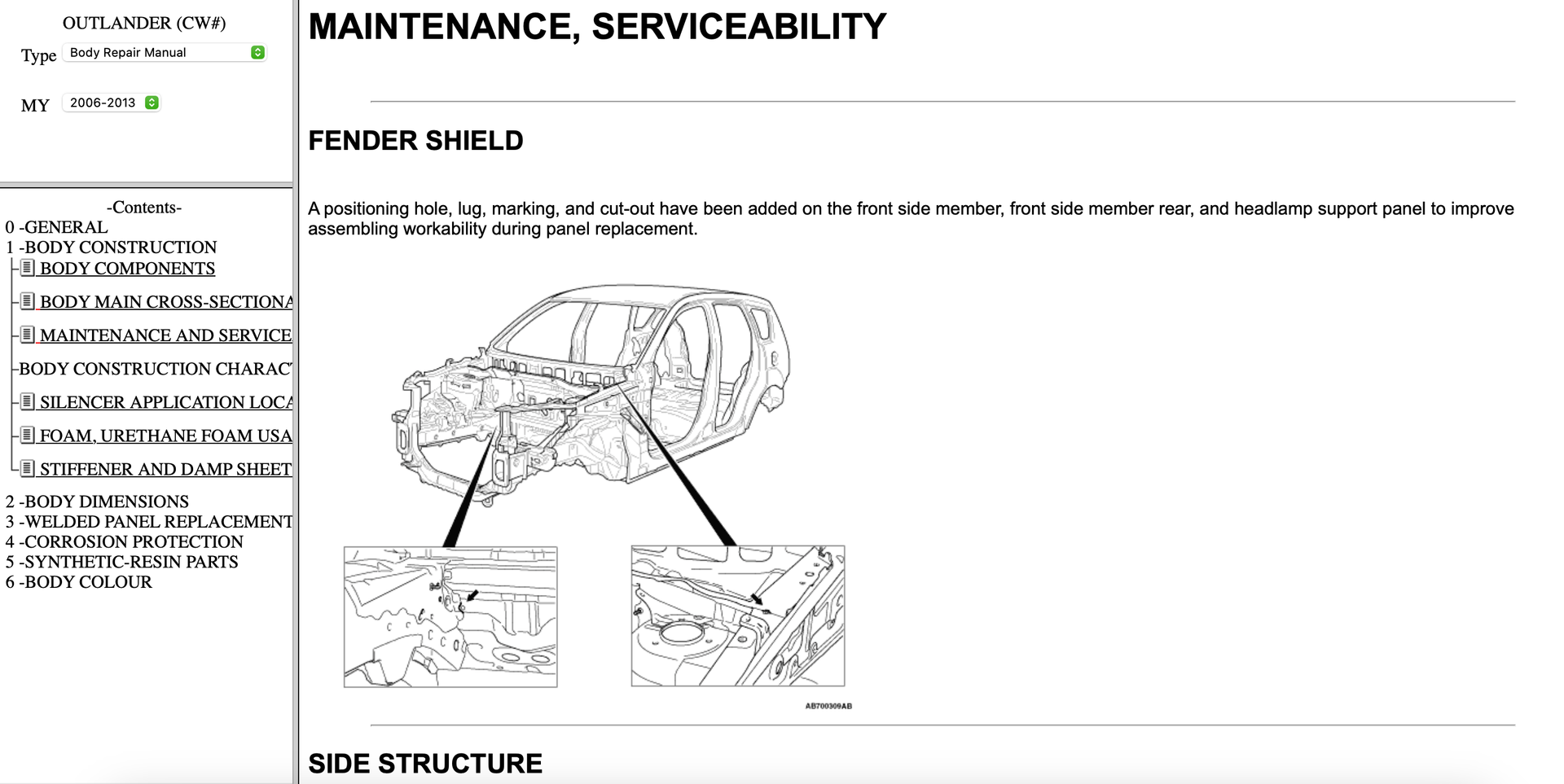 2013 mitsubishi outlander owners manual