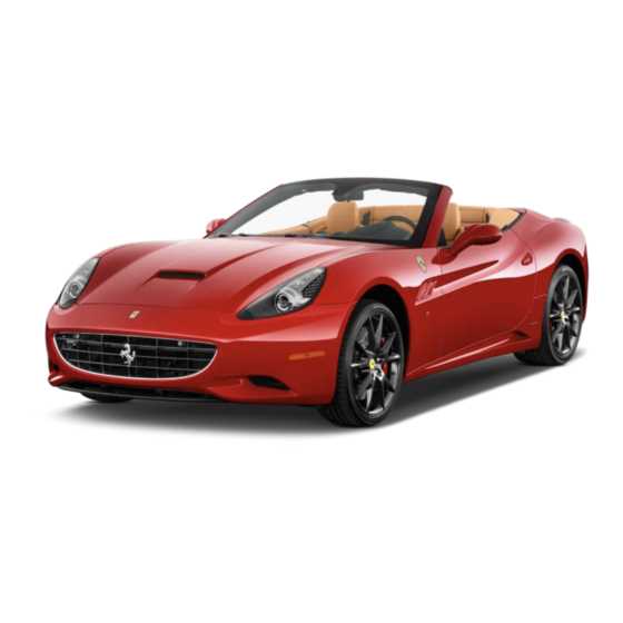 ferrari california t owners manual