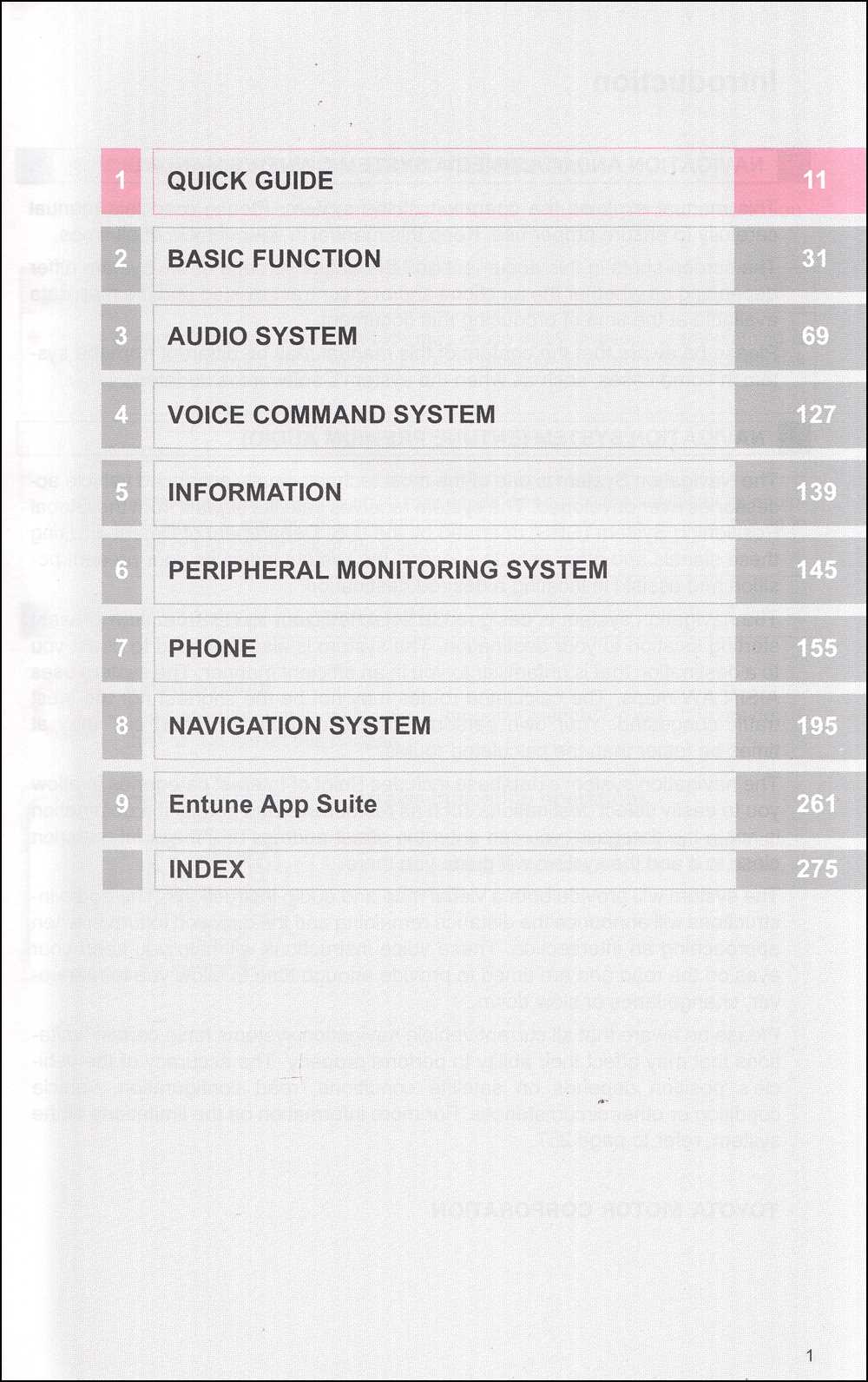 toyota 4runner owners manual 2018