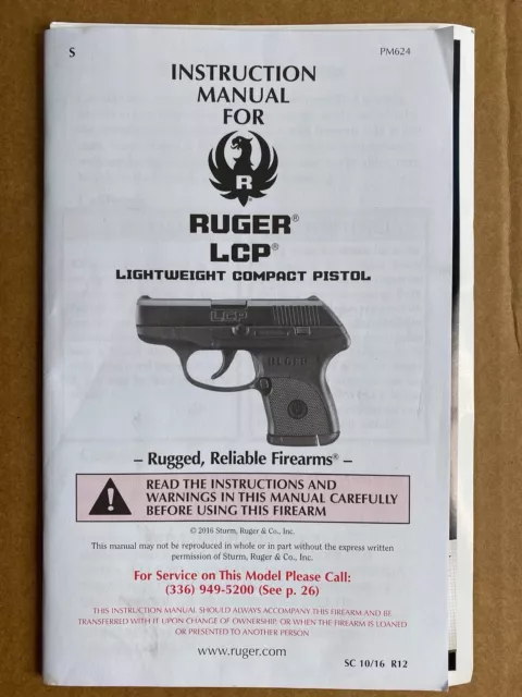 ruger lcp 380 owners manual