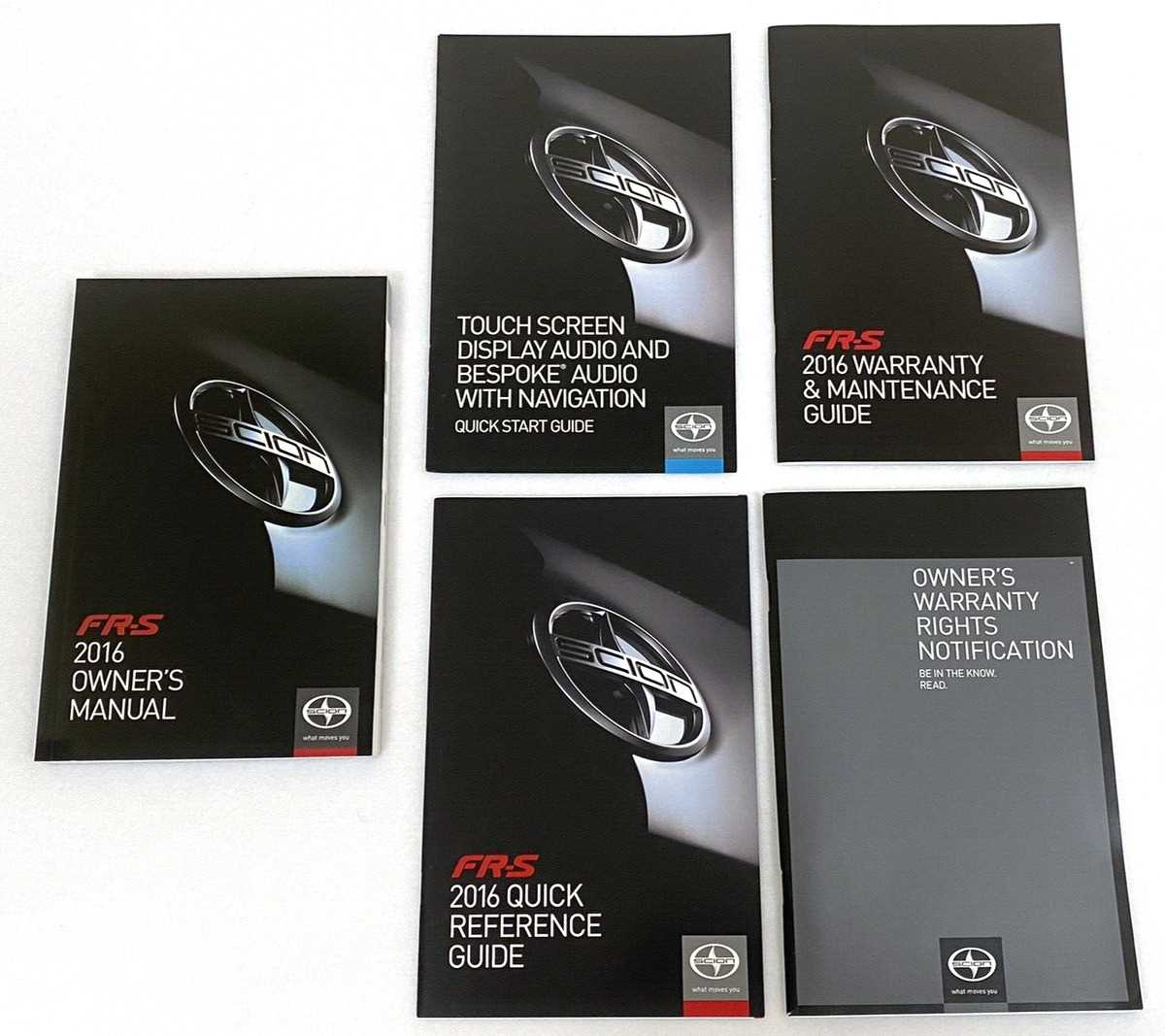 2013 frs owners manual