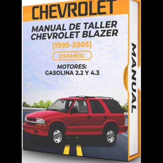 2001 chevrolet blazer owners manual