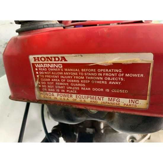 honda hr214 owners manual