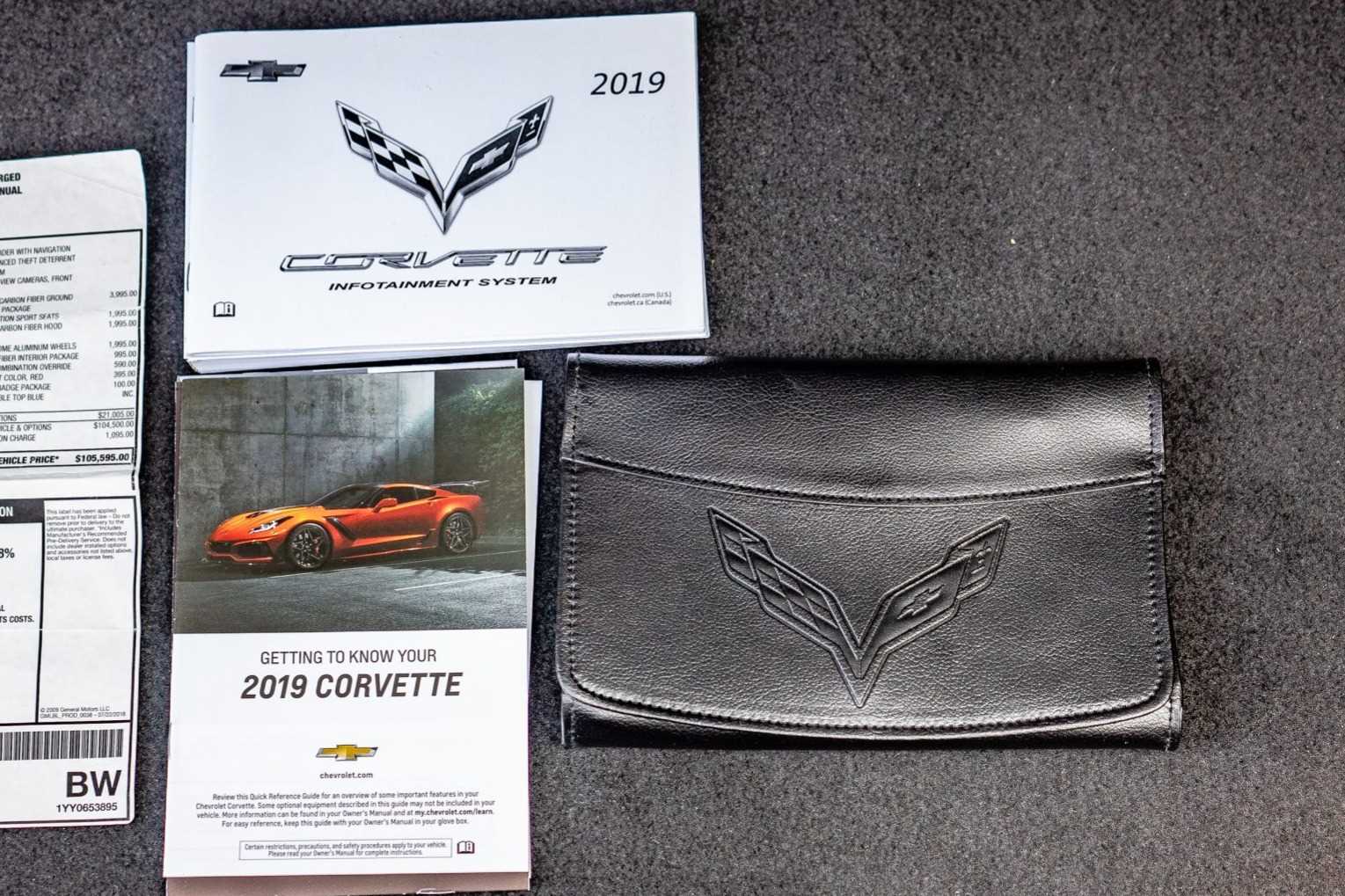 2019 corvette stingray owners manual