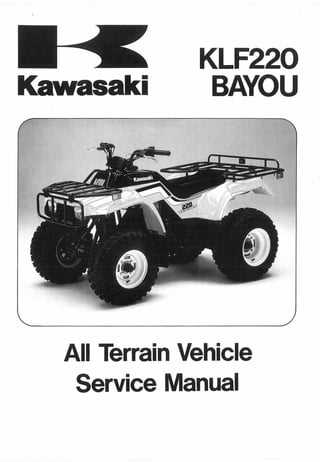 kawasaki bayou owners manual