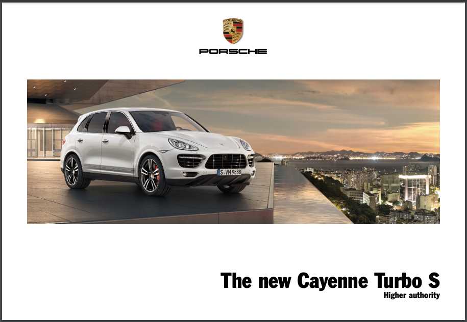 2018 porsche cayenne owners manual