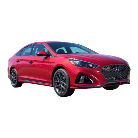 hyundai sonata 2019 owners manual