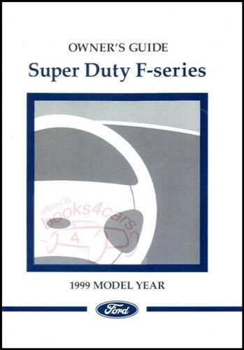 1999 ford f250 super duty owners manual