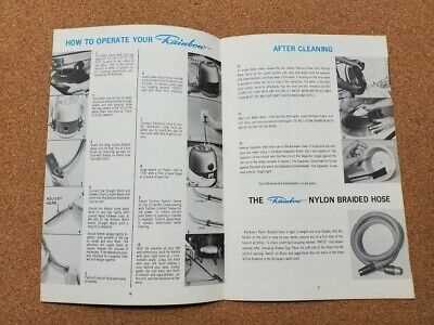 rainbow vacuum owners manual