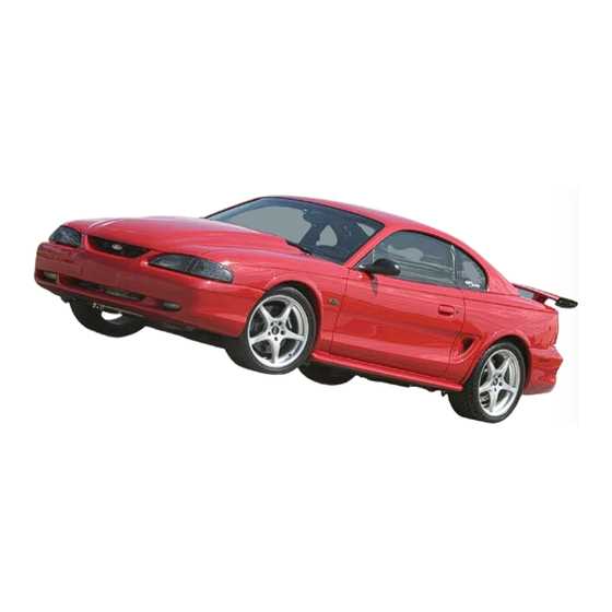 1998 ford mustang owners manual