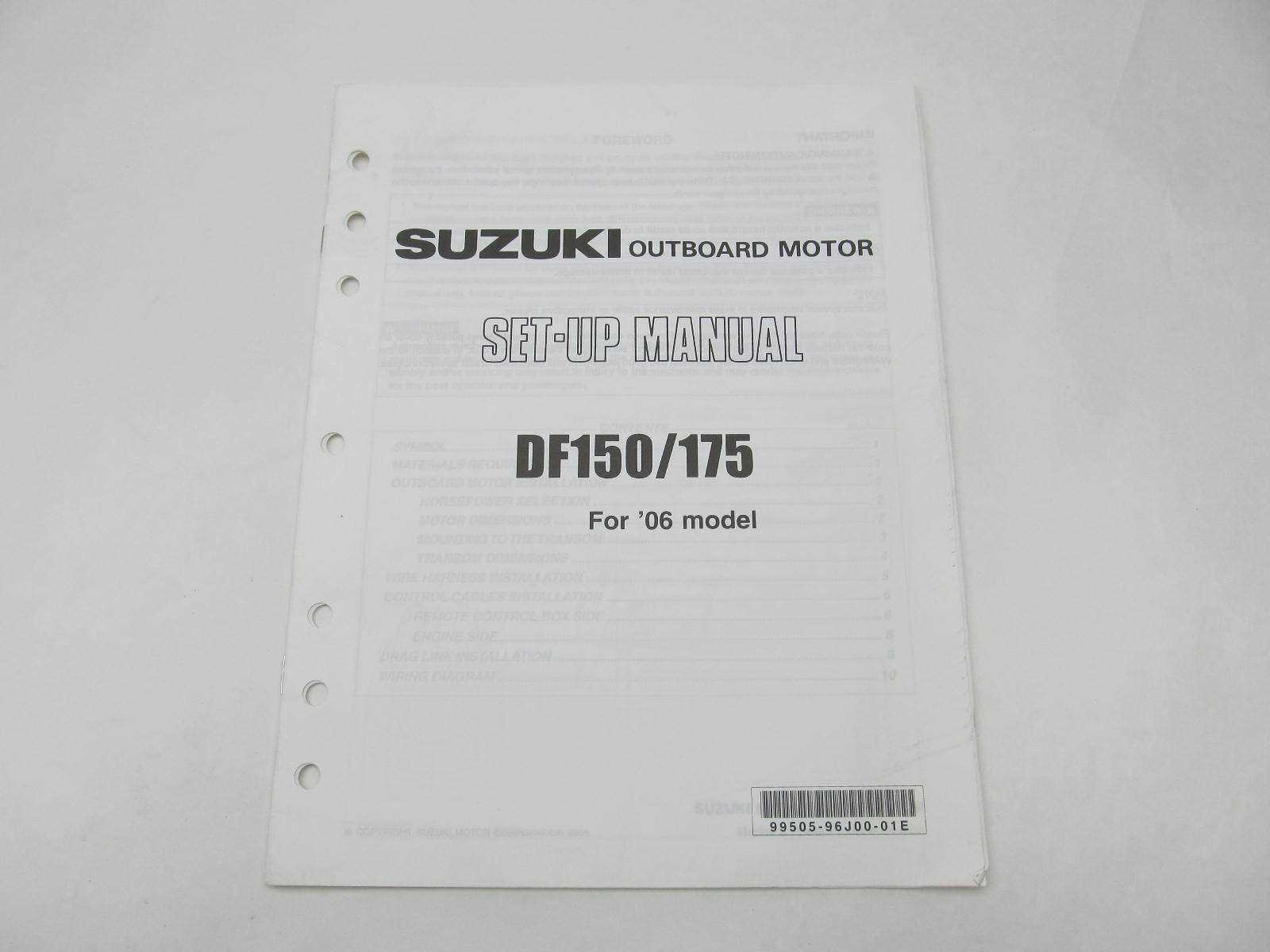 suzuki 6hp outboard owners manual