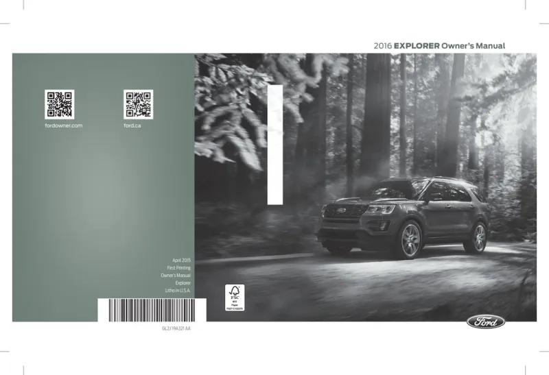 ford explorer 2015 owners manual