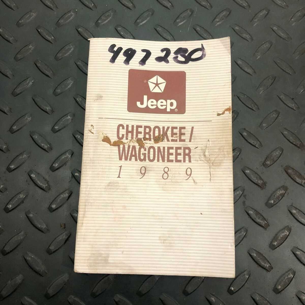 1989 jeep cherokee owners manual