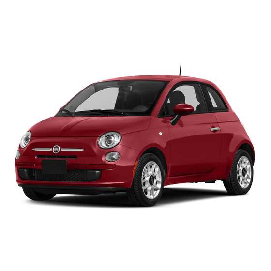 2013 fiat 500 owners manual