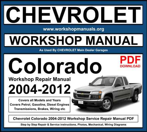 2006 chevrolet colorado owners manual