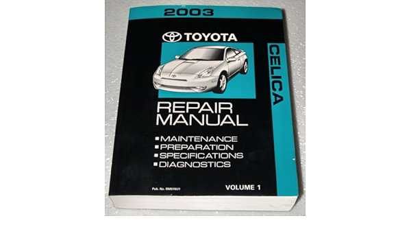 2000 toyota celica owners manual