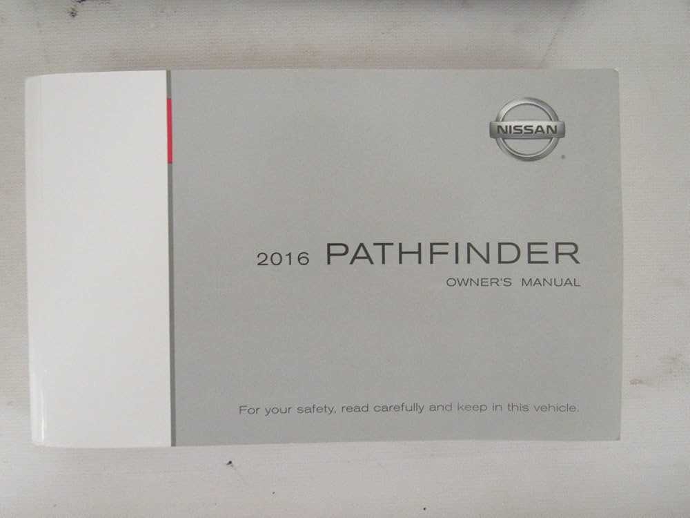 2016 nissan pathfinder owners manual