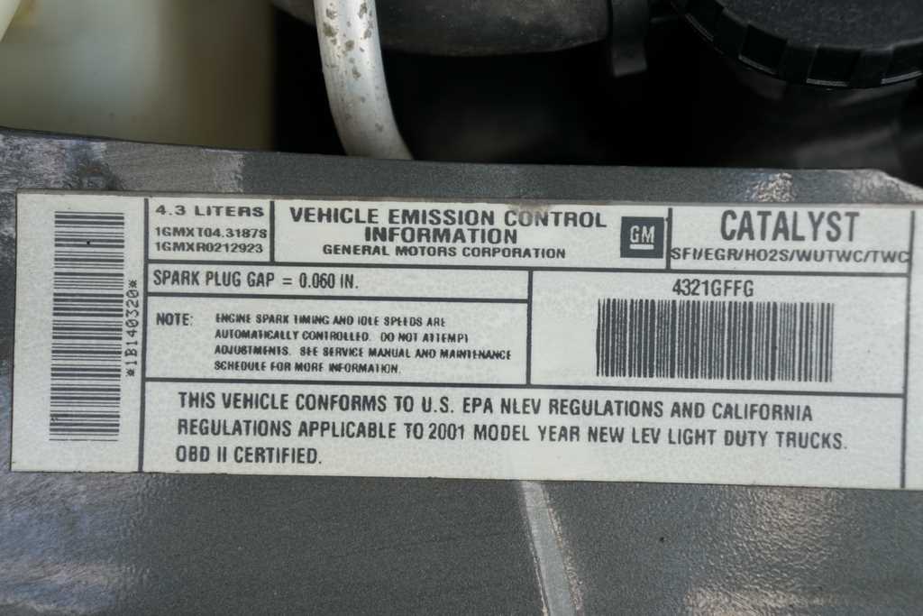 2001 chevy astro van owners manual