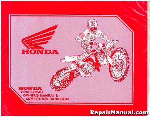 honda dirt bike owners manual