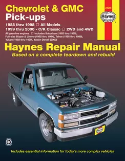 2000 silverado owners manual