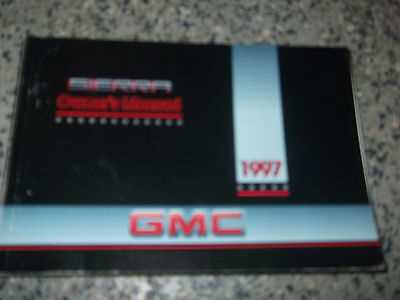 1997 gmc sierra owners manual