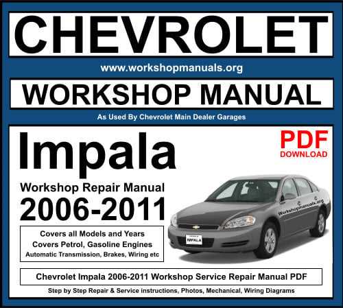 2000 impala owners manual