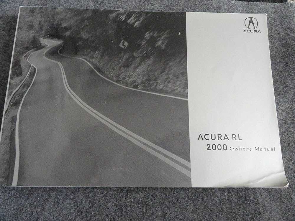 2000 acura rl owners manual